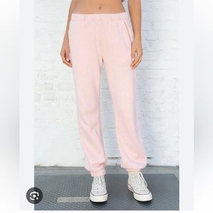 Brandy Melville Rosa Sweatpants Light Pink